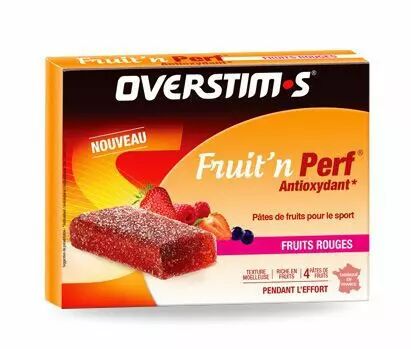 Overstim's Pates de fruits Fruit'n PERF Antioxydant fruit rouge (étui de 4)  OVERSTIMS