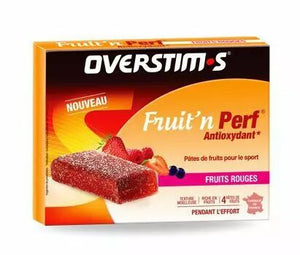 Overstim's Pates de fruits Fruit'n PERF Antioxydant fruit rouge (étui de 4)  OVERSTIMS