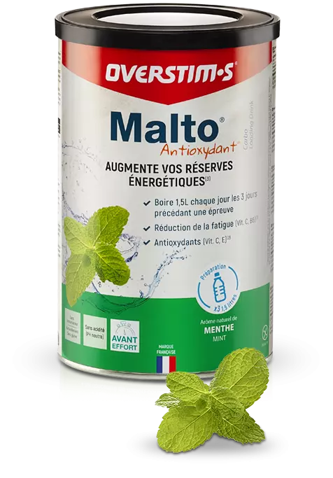 Malto Antioxydant Pot Menthe 500g OVERSTIMS
