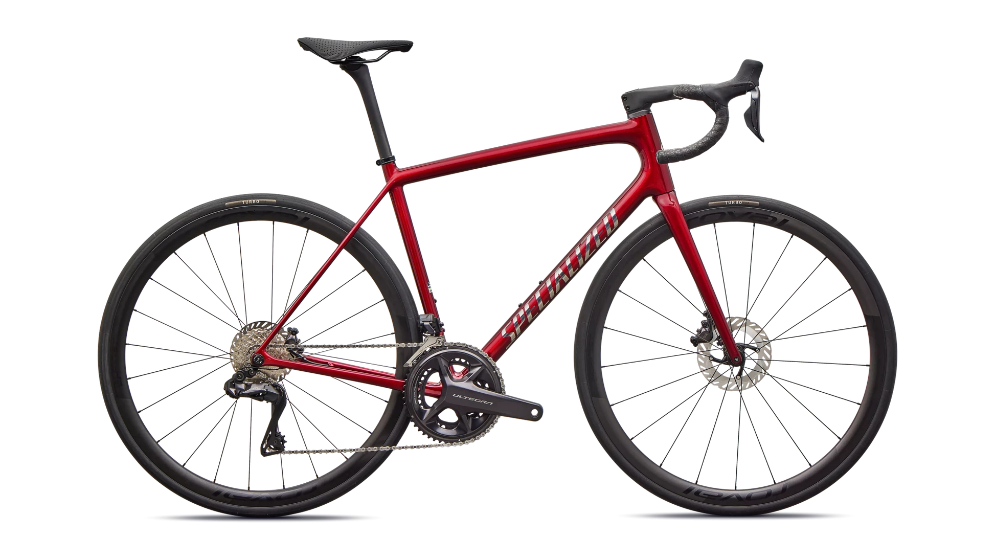 Vélo Specialized Aethos Pro Di2 Gloss Red Sky/Chrome