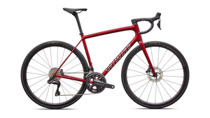 Vélo Specialized Aethos Pro Di2 Gloss Red Sky/Chrome