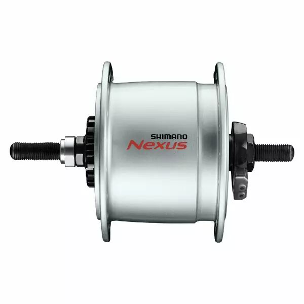 SHIMANO Moyeu Dynamo 100/36 Argent DH-C6000 6V/2.4W retropdal Vis