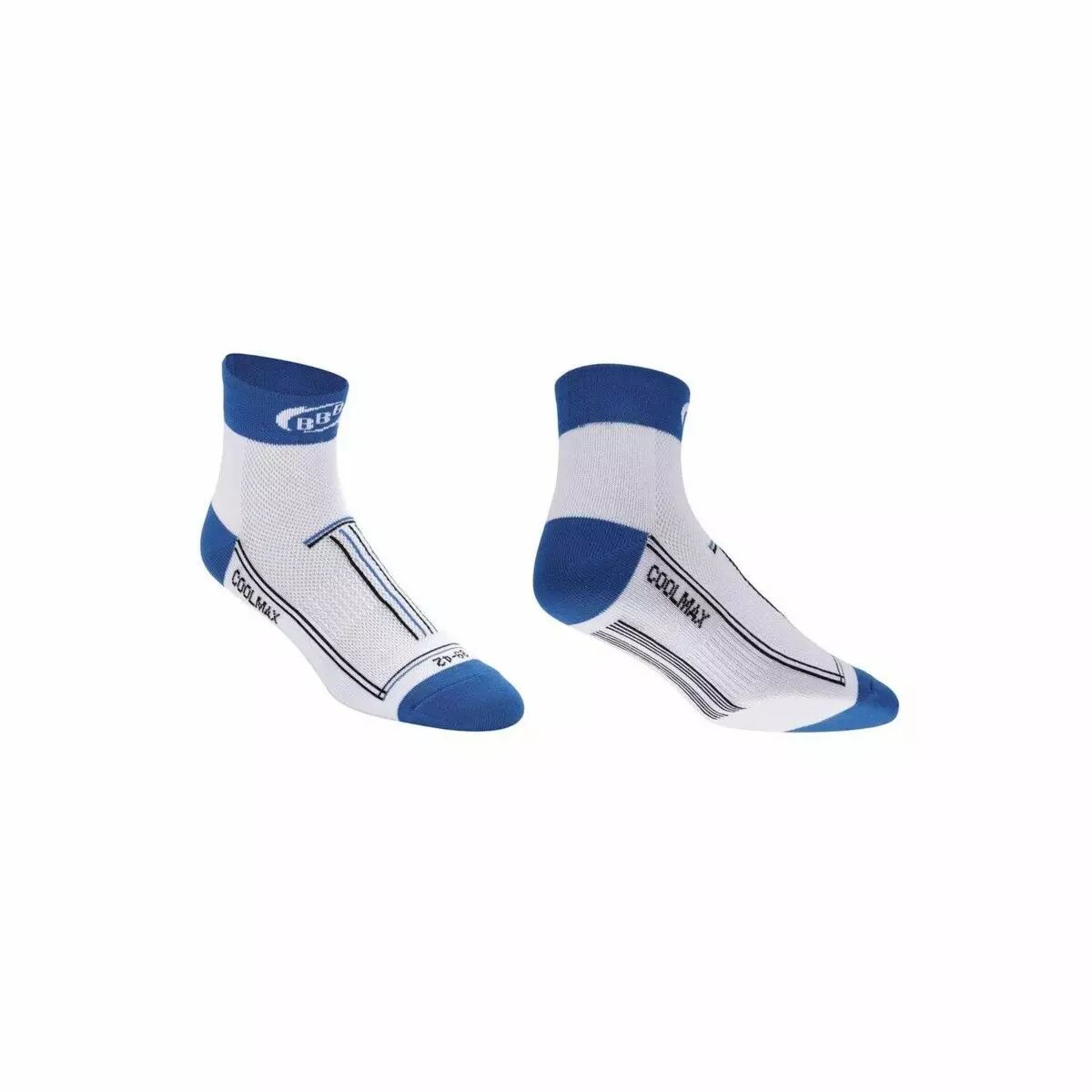 Socquettes TechnoFeet Coolmax BLANC/BLEU BBB