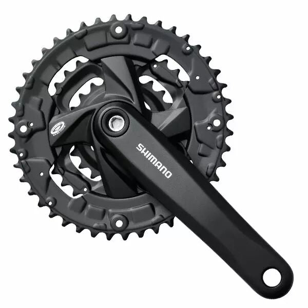 SHIMANO Pédalier 9v Noir FC-M371 48/36/26T 175mm