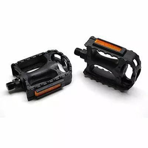 PEDALE VTT RESINE FIRST 9/16 NOIR ADULTE