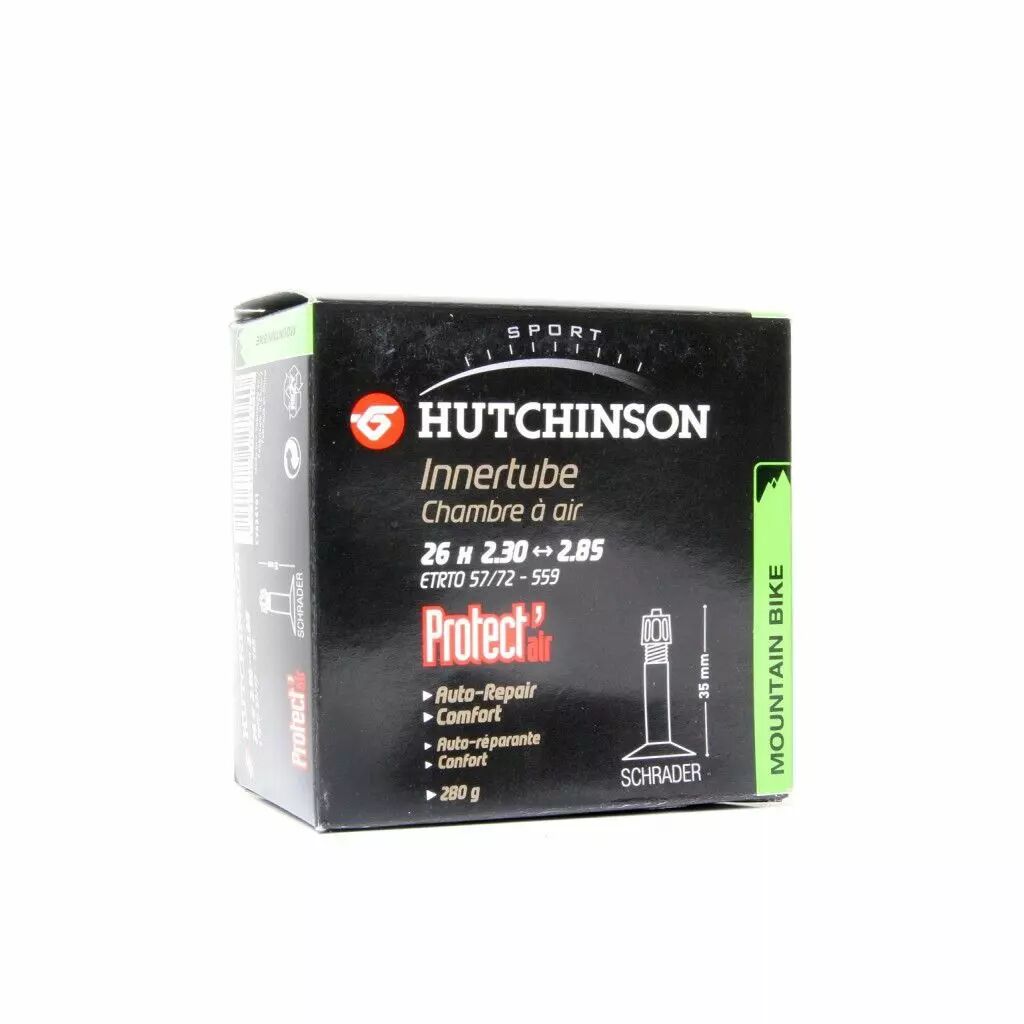 CHAMBRE HUTCHINSON Avec liquide anti-crevaison 26X2,30-2,85 schrader 35mm