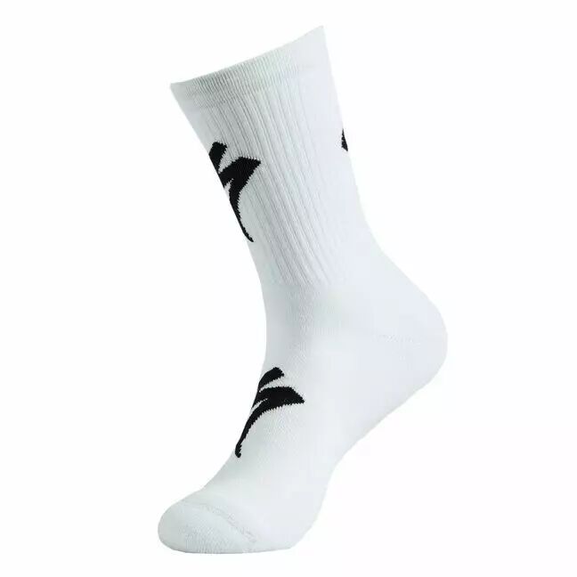 Chaussettes SPECIALIZED Techno MTB Tall Logo Gris clair