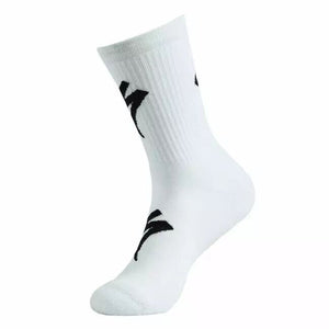 Chaussettes SPECIALIZED Techno MTB Tall Logo Gris clair