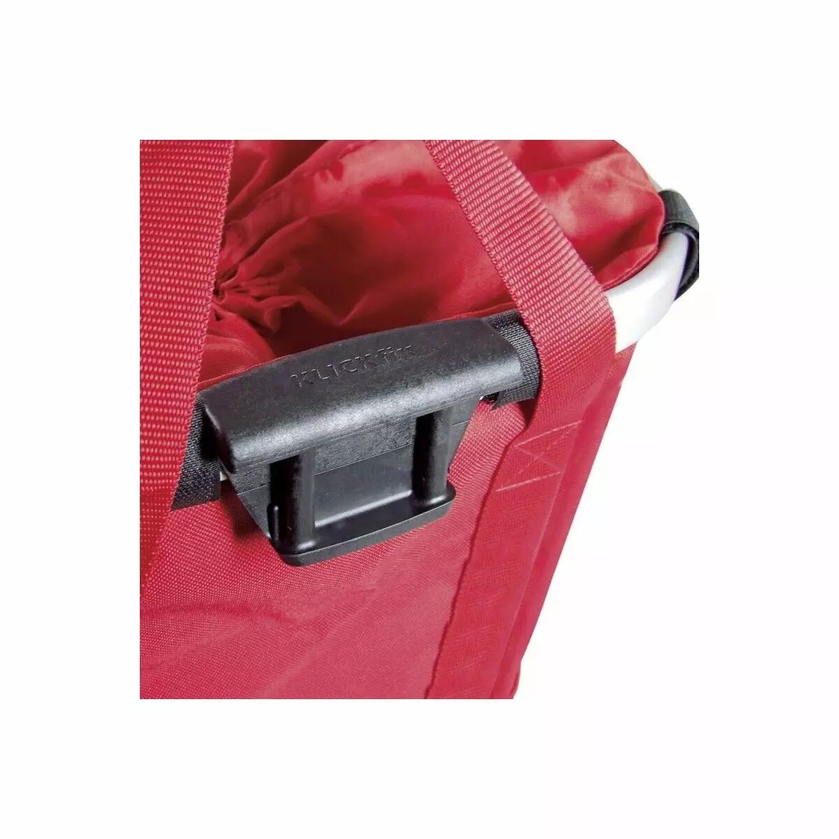 Sacoche/panier Bikebasket rouge KLICKFIX