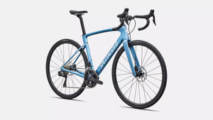 Vélo Specialized Roubaix Comp Di2 Gloss Glacial Metallic/White