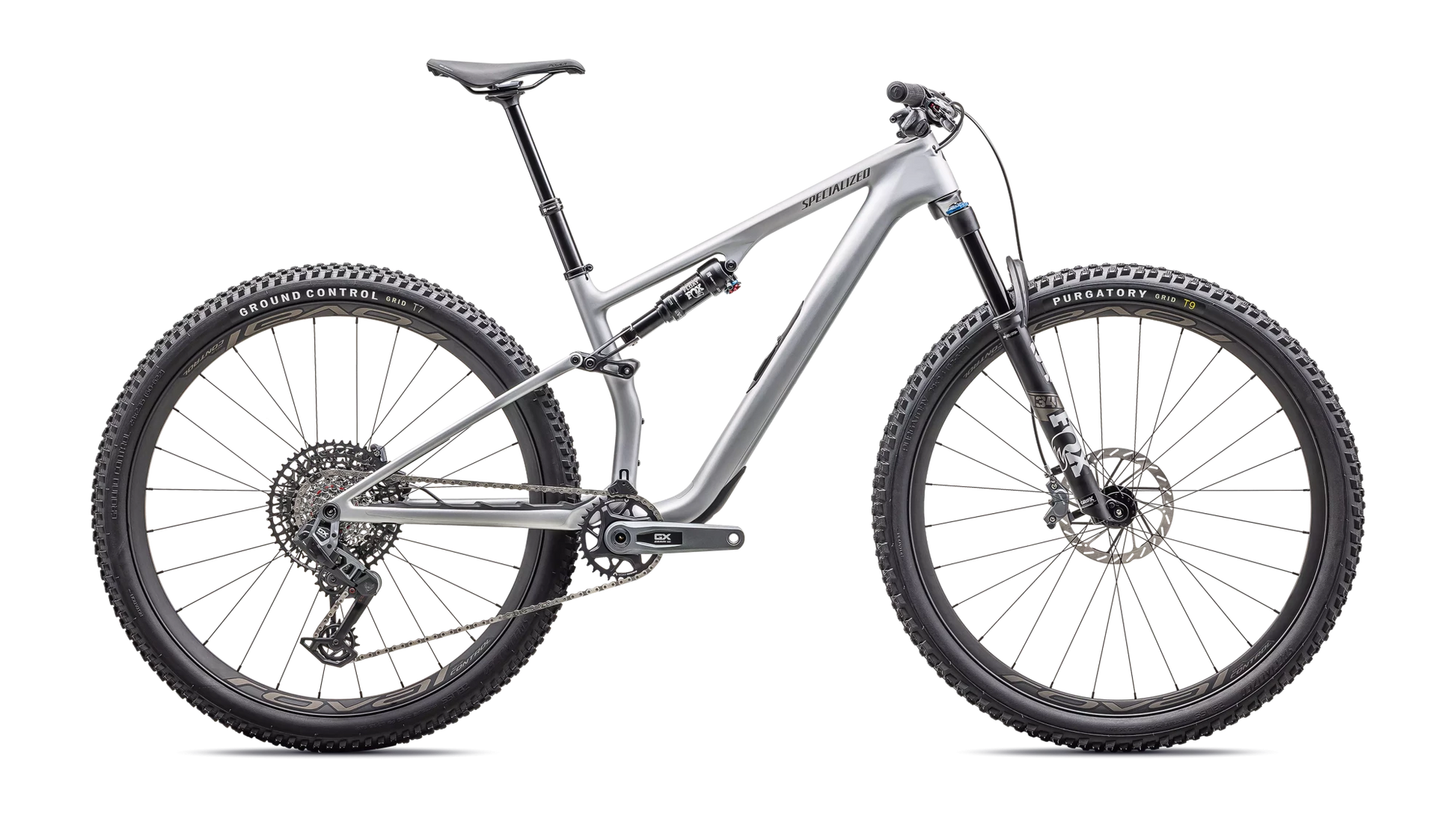 Vélo Specialized Epic 8 Expert Evo Satin Silver Dust/Gunmetal