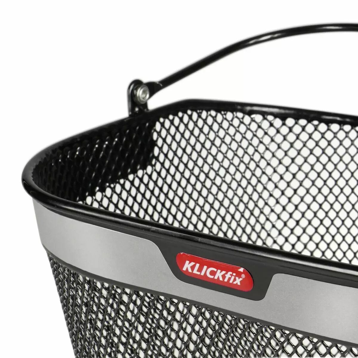 Panier AV uni noir Rétroréflechissant KLICKFIX