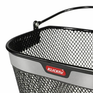 Panier AV uni noir Rétroréflechissant KLICKFIX