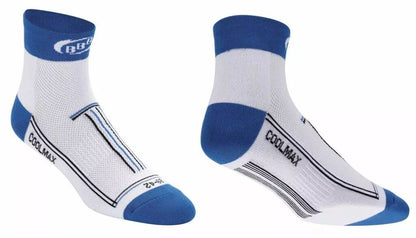 Socquettes TechnoFeet Coolmax BLANC/BLEU BBB
