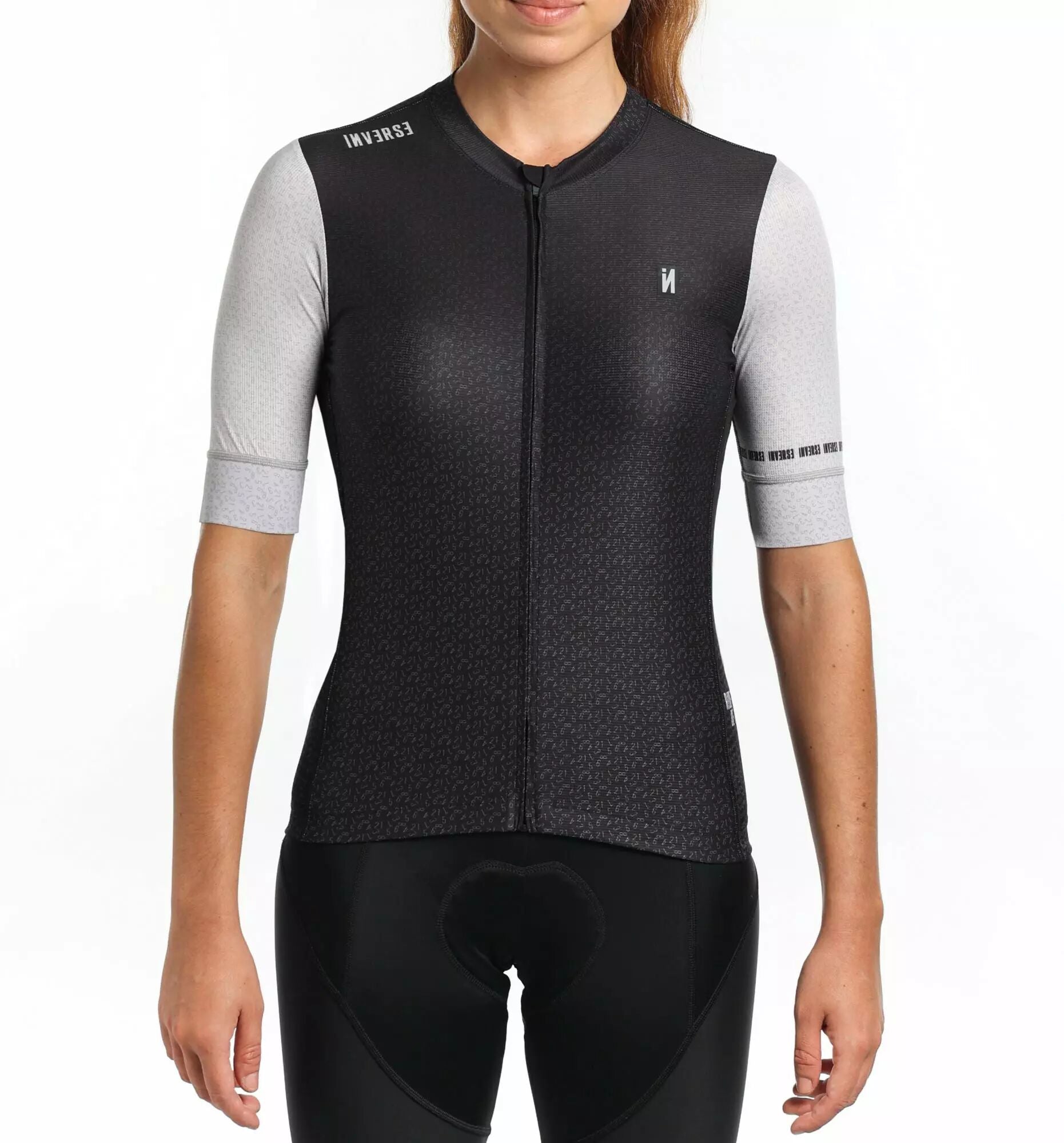 Maillot Cycliste Unisex Inverse Kosmic Black