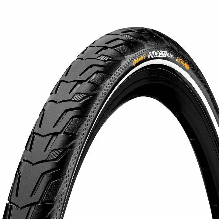 Pneu Continental Tringle Rigide Ride City 47-622 noir réfléchissant