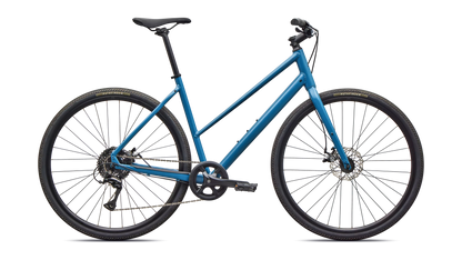 Vélo Specialized Sirrus X 1.0 Satin Grey Blue/Cast Blue Metallic Frost Reflective