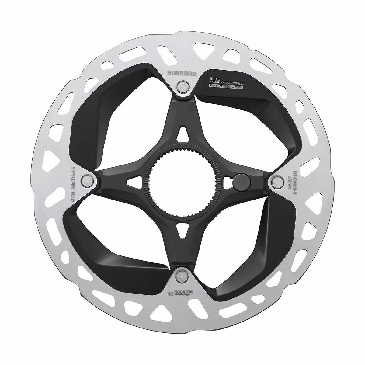 SHIMANO Disque Frein 160mm CL Ext. RT-EM910 Ice-Tech Freeza