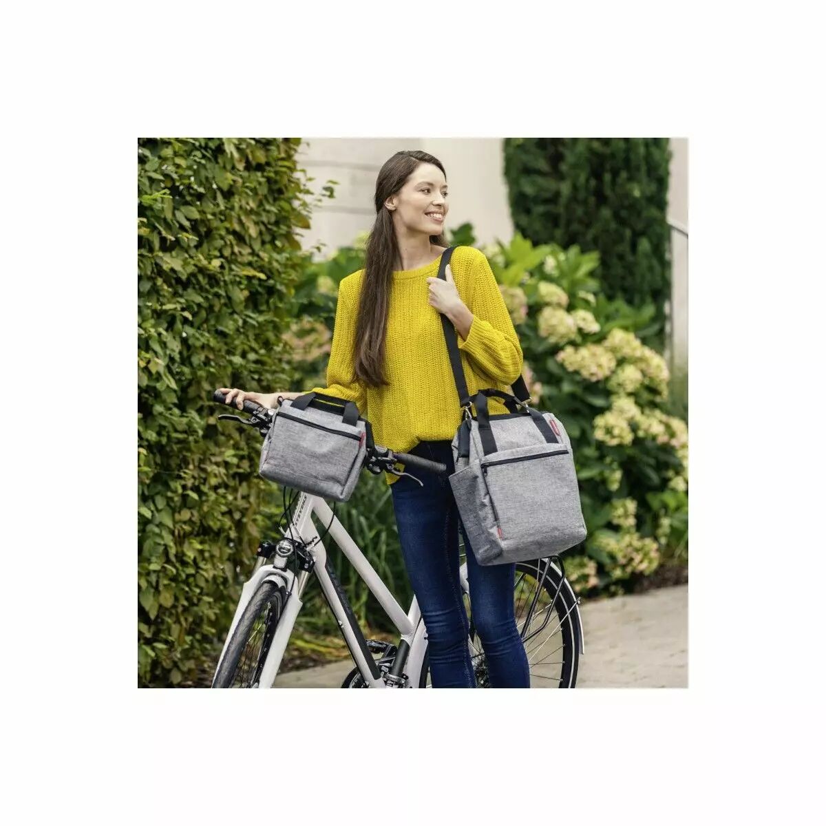 Sacoche Roomy Twist Argent KLICKFIX
