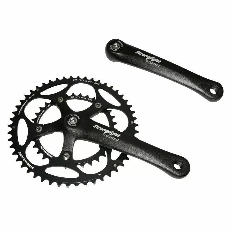 Pédalier Route Stronglight Impact Noir 170MM 50*34