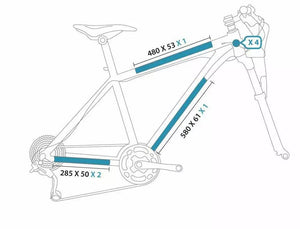 Protection Autocollante CLEAR PROTECT Pack Velo M Mat (special cross country)