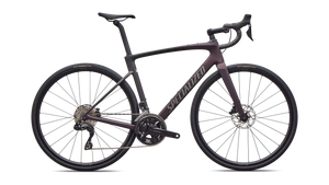 Vélo Specialized Roubaix Comp Di2 Satin Solidity Metallic/Obsidian Metallic Fade/Smoke