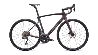 Vélo Specialized Roubaix Comp Di2 Satin Solidity Metallic/Obsidian Metallic Fade/Smoke