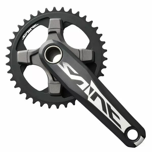 SHIMANO Pédalier 10v Noir Saint FC-M820 Sans Plateau