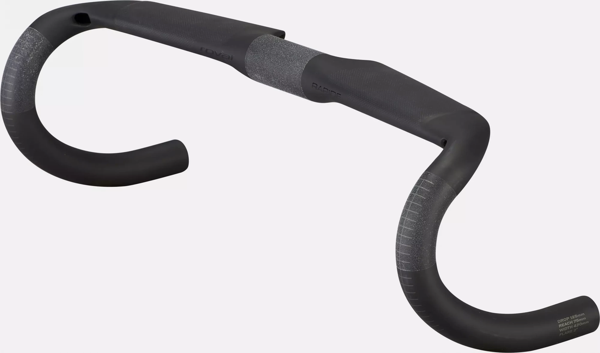 Cintre Specialized Roval Rapide Rd Bar Blk/Char 31.8x420