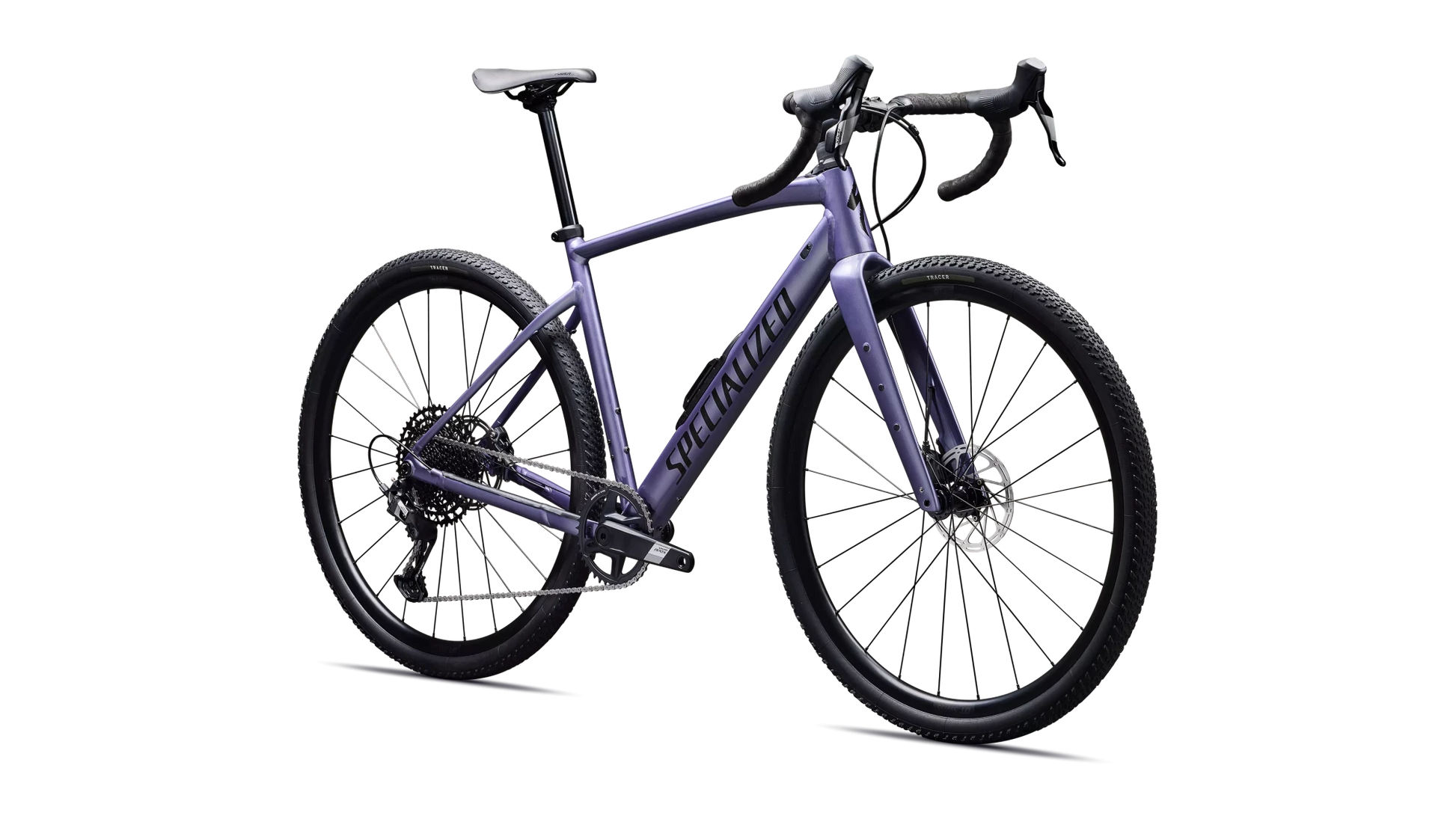 Vélo Specialized Diverge E5 Comp Gloss Mauve Metallic/Obsidian