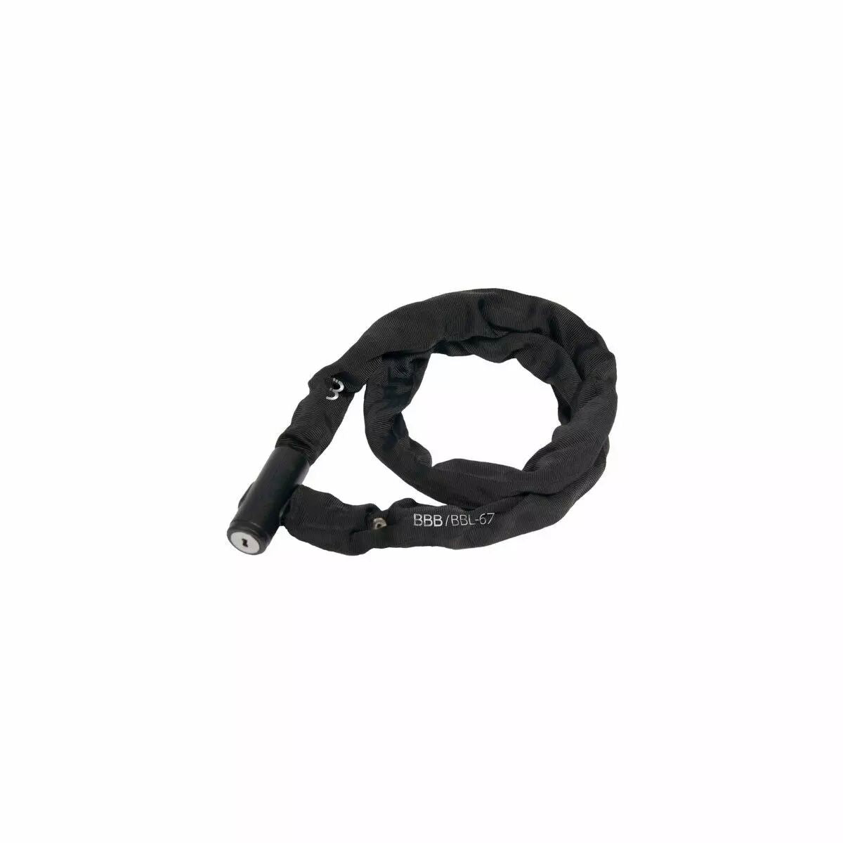 Antivol à chaine QuickChain Noir 4,5mm x 1000mm BBB