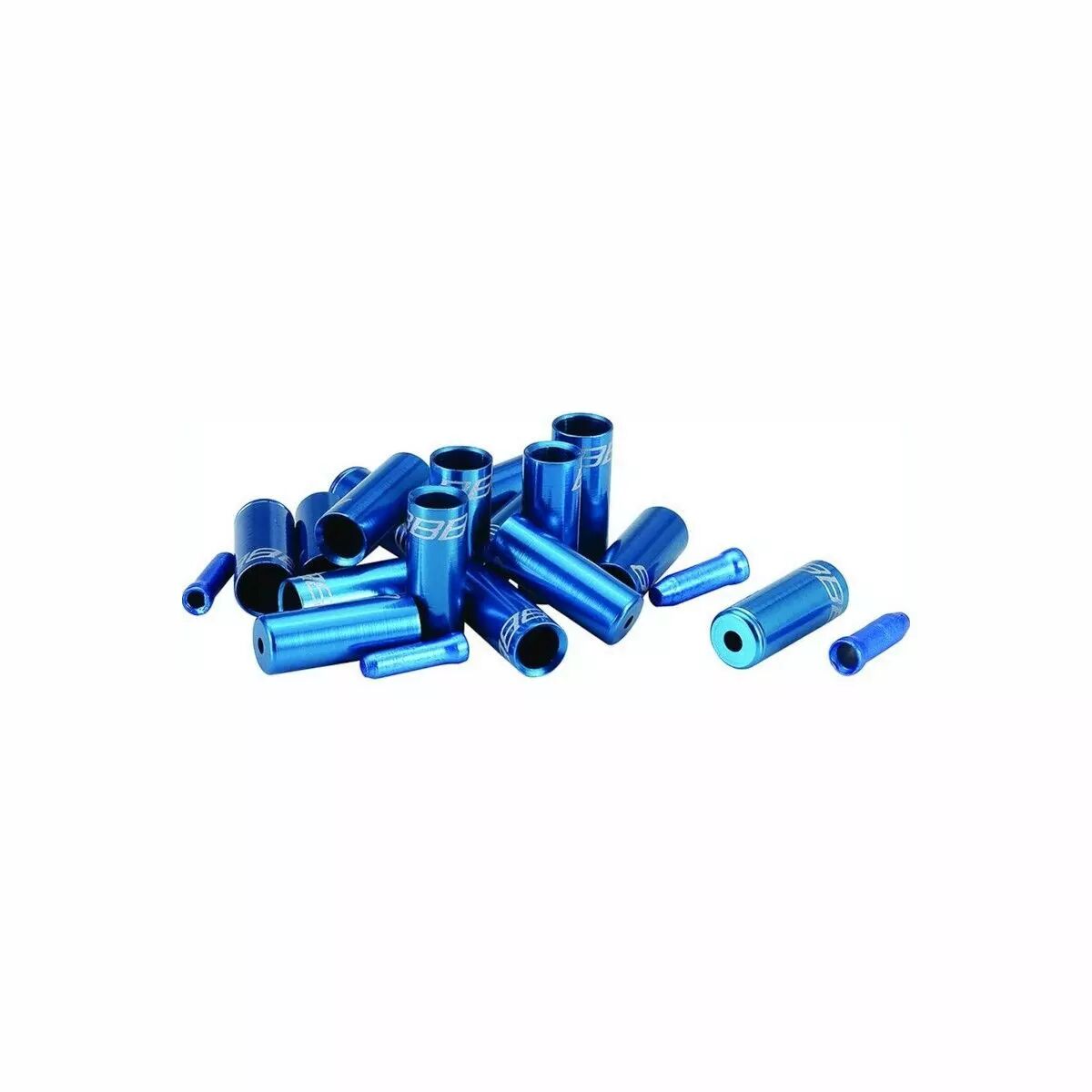 Kit de 16 butées 4 & 5mm + 4 embouts de cables Noir, Bleu, Rouge ou Vert au choix BBB
