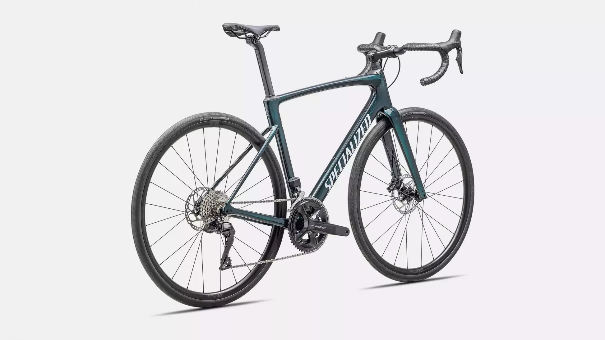 Vélo SPECIALIZED ROUBAIX SL8 Comp LGNBLUTNT/MORNMST