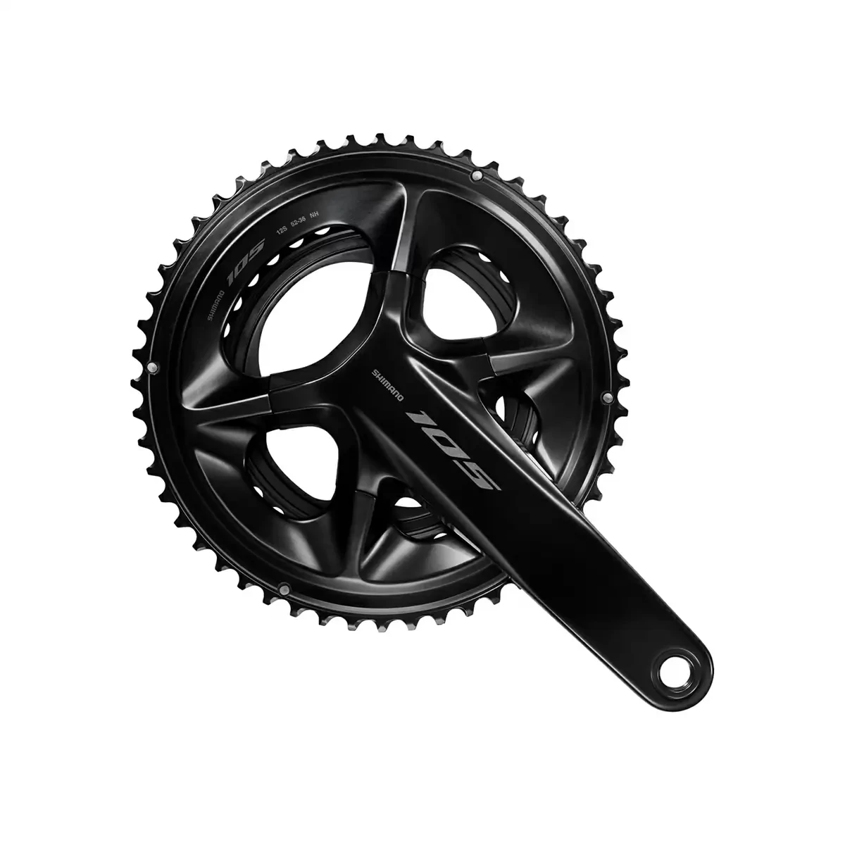 SHIMANO Pédalier 12v Noir FC-R7100 52-36D 172.5mm