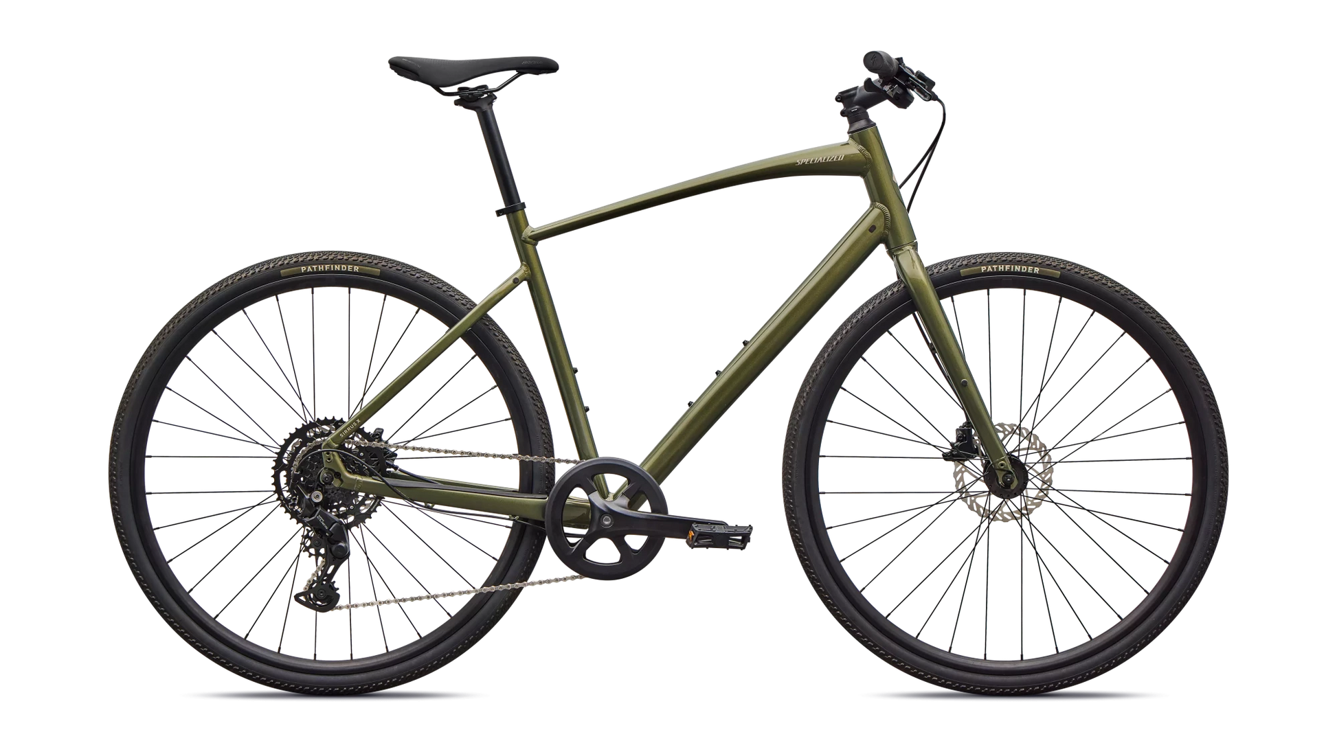 Vélo Specialized Sirrus X 2.0 Gloss Laruel Green Metallic/Sandstone Metallic Frost Reflective