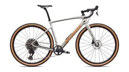 Vélo Specialized Diverge Comp Dolomite Metallic/Orange Zest