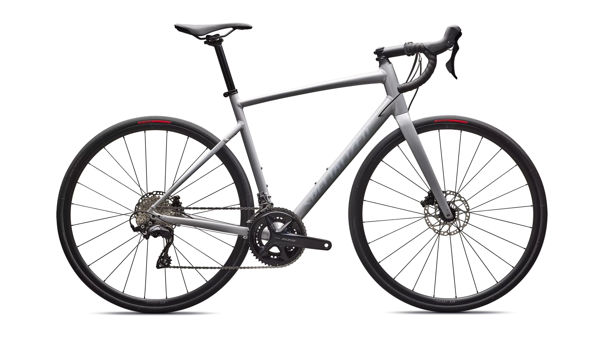 Vélo Specialized Allez E5 Comp Dolomite Metallic/Dove Grey