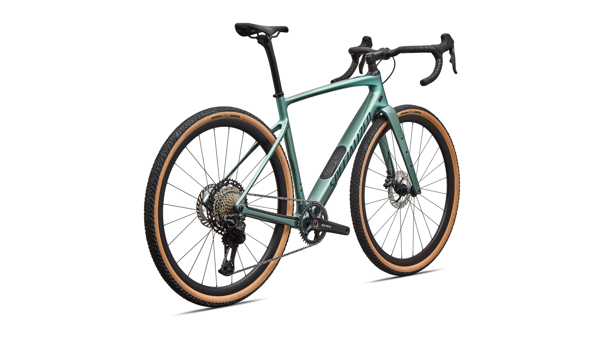 Vélo Specialized Diverge Expert Di2 Fjord Metallic/Emerald Metallic