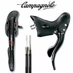 CAMPAGNOLO poignées Ergopower CENTAUR TRIPLE BLACK&RED Power Shift Carbon 10s - BLACK option