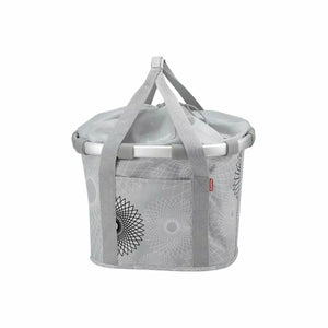 Sacoche/panier Bikebasket gris clair cristal KLICKFIX