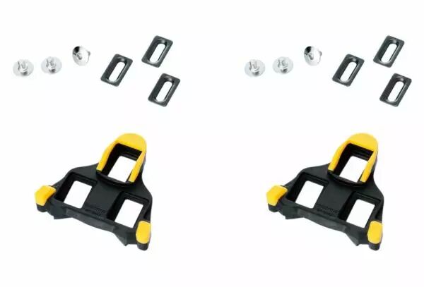 SHIMANO Paire De Cales Route Jaune SM-SH11 SPD-SL, Grande Liberté