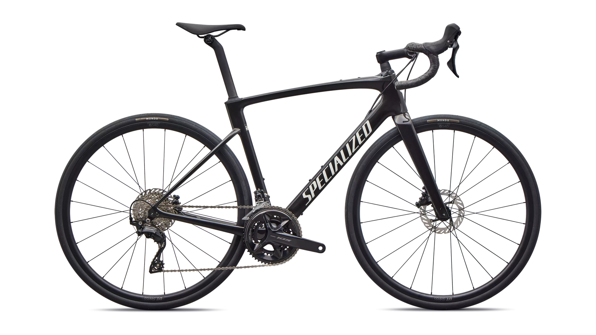Vélo Specialized Roubaix Sport Gloss Obsidian Metallic/Dune White