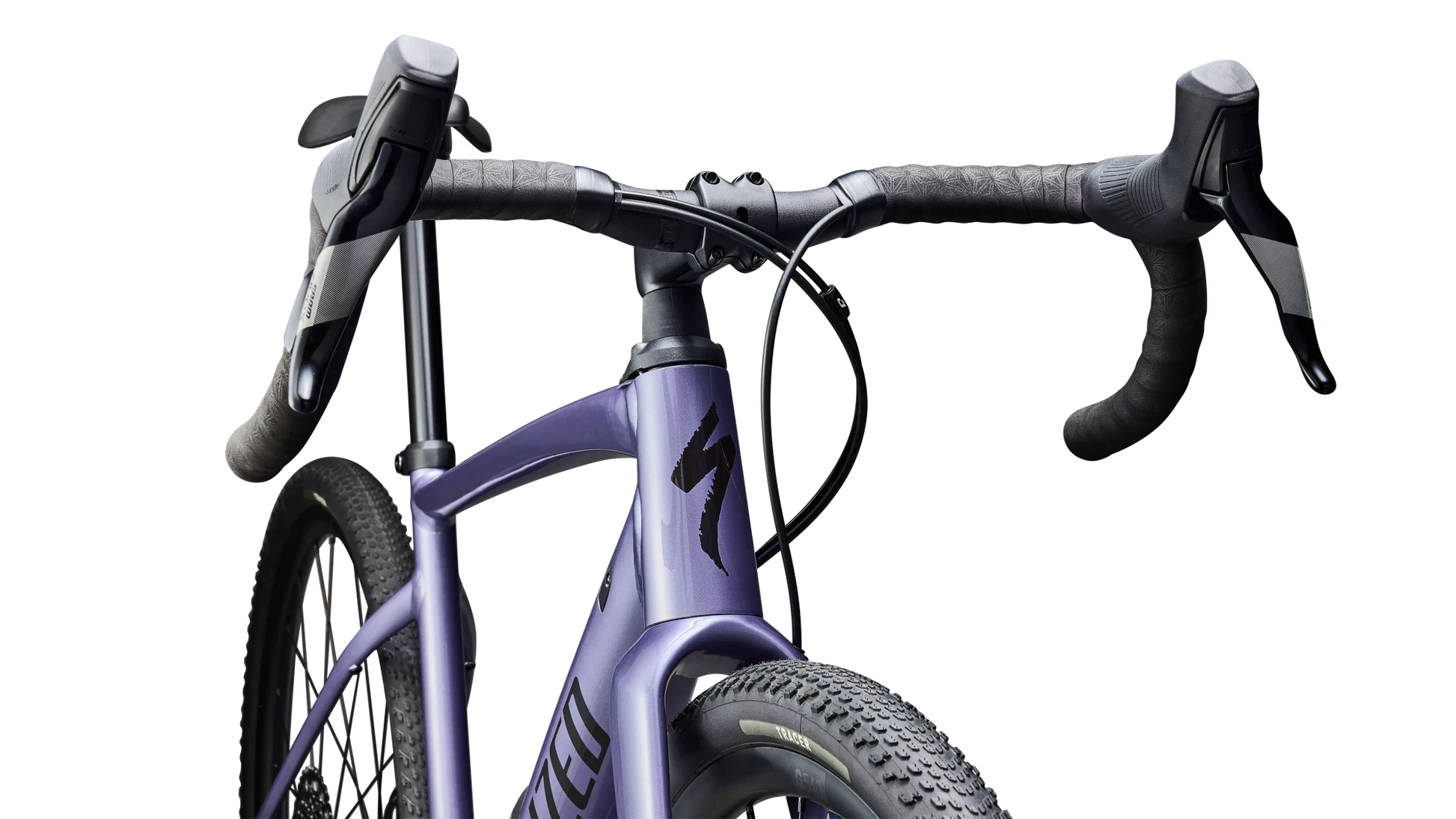 Vélo Specialized Diverge E5 Comp Gloss Mauve Metallic/Obsidian