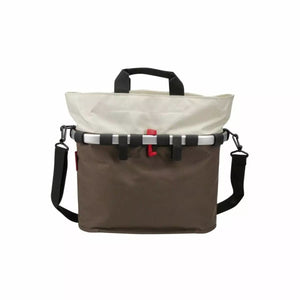 Sacoche latérale Bikebasket OVAL M mocca KLICKFIX