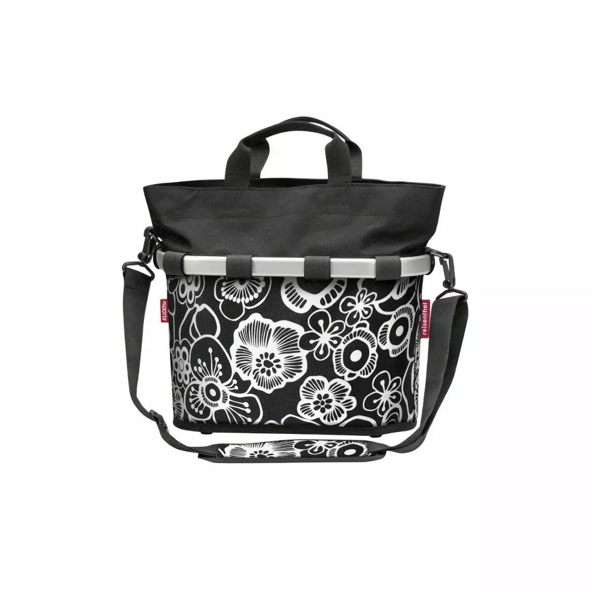 Bikebasket Oval S Fleurs KLICKFIX