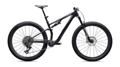 Vélo Specialized Epic 8 Sw Evo Axs Gloss Carbon/Green To Purple Viavi Fade/Brushed Liquid Metal