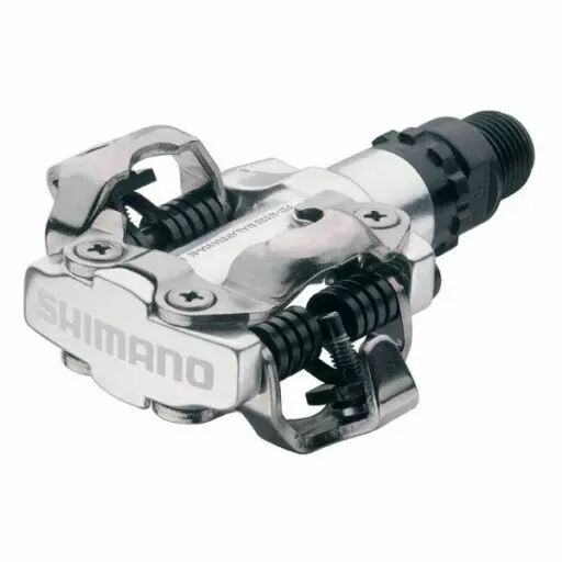SHIMANO Pédales SPD PD-M520 Argent Avec Cales SM-SH51