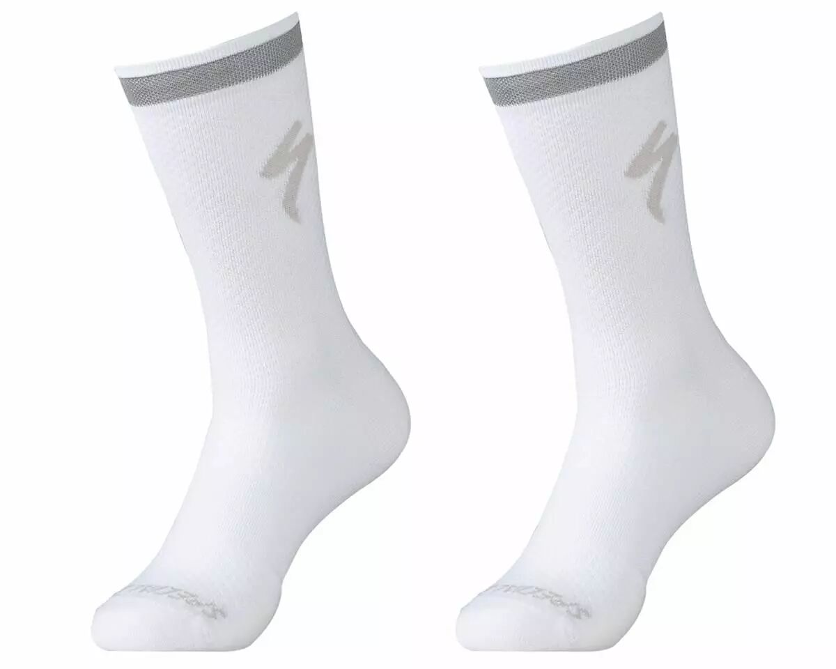 Chaussettes SPECIALIZED Soft Air Reflective Tall Socks Blanche