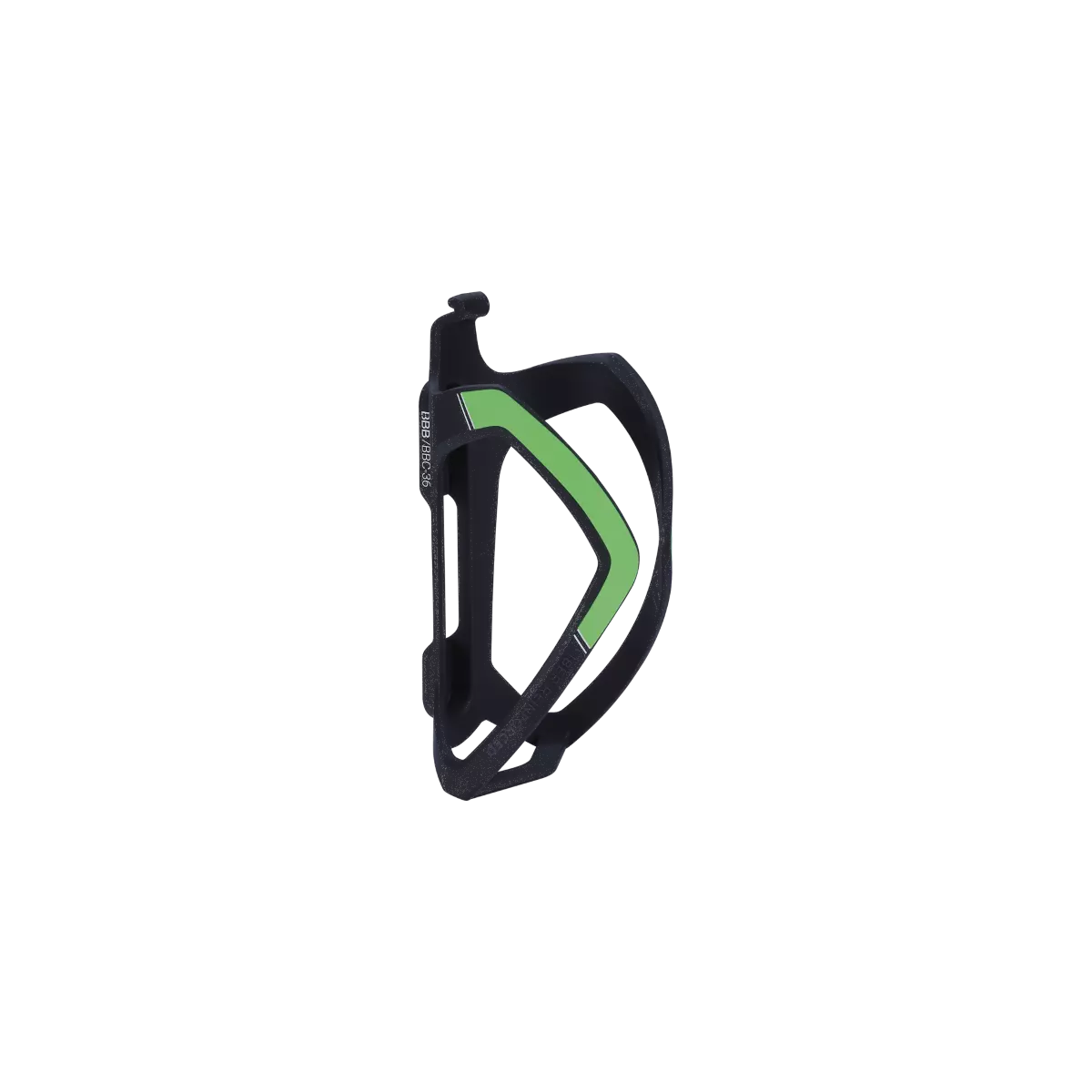 Porte bidon Flexcage Noir mat/vert BBB