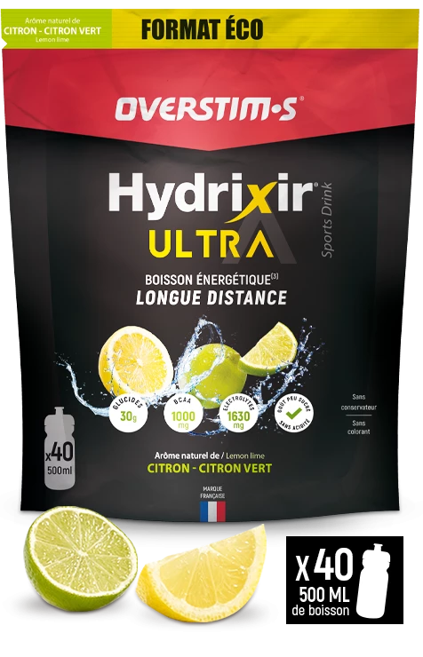 Hydrixir ULTRA Longue distance Sac 1.6kg Citron-Citron vert OVERSTIM'S